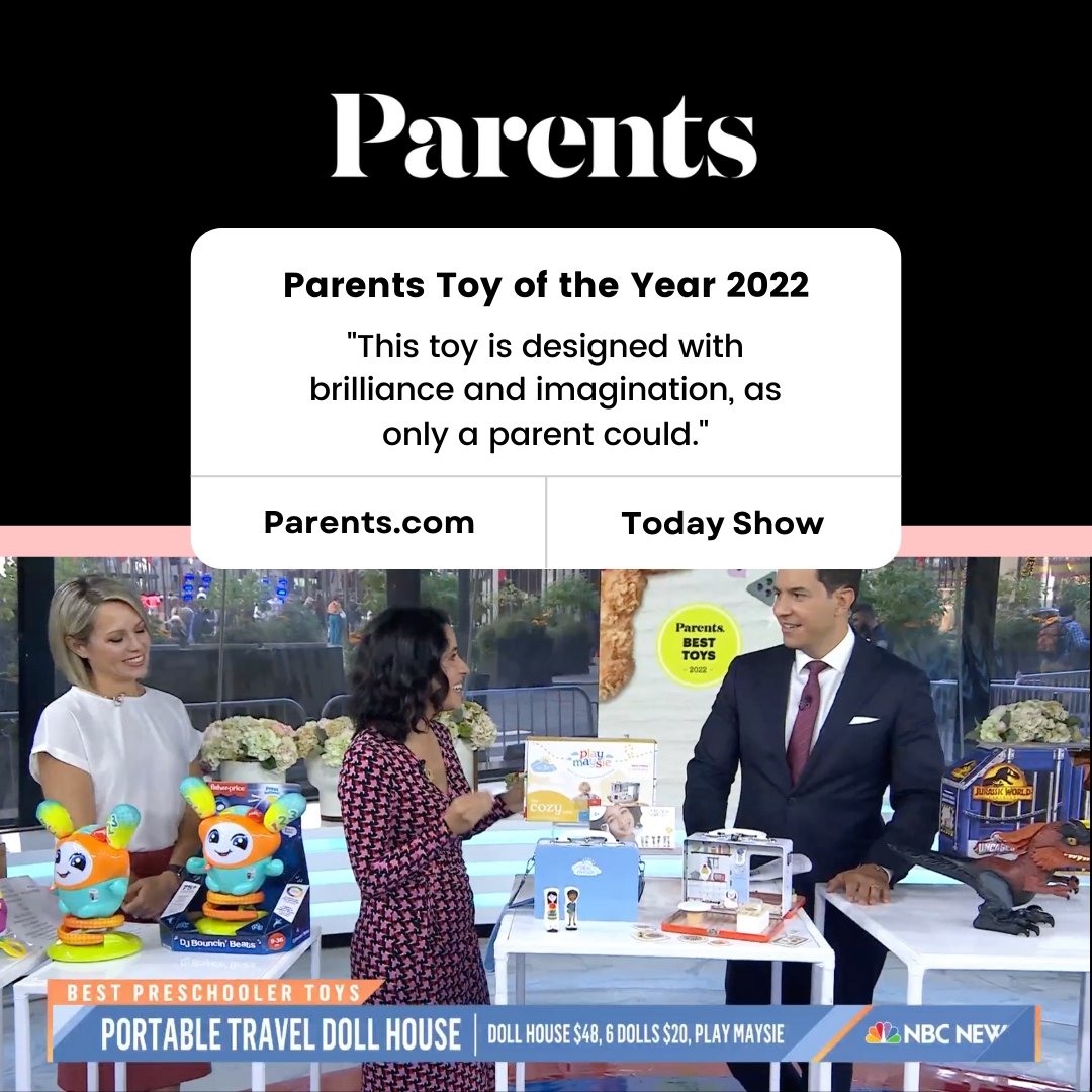 Play Maysie wins Parent's Best of 2022 Toys Featured on the Today Show